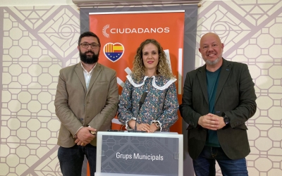 Ramón García, Laura Casado i Joan Garcia a la roda de premsa | Helena Molist
